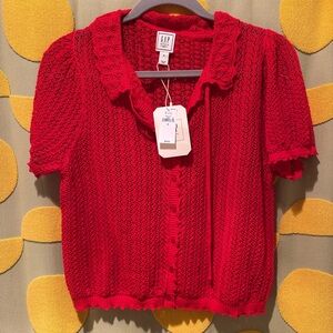 NWT, Gap × DÔEN Linen-Blend Cardigan, Medium